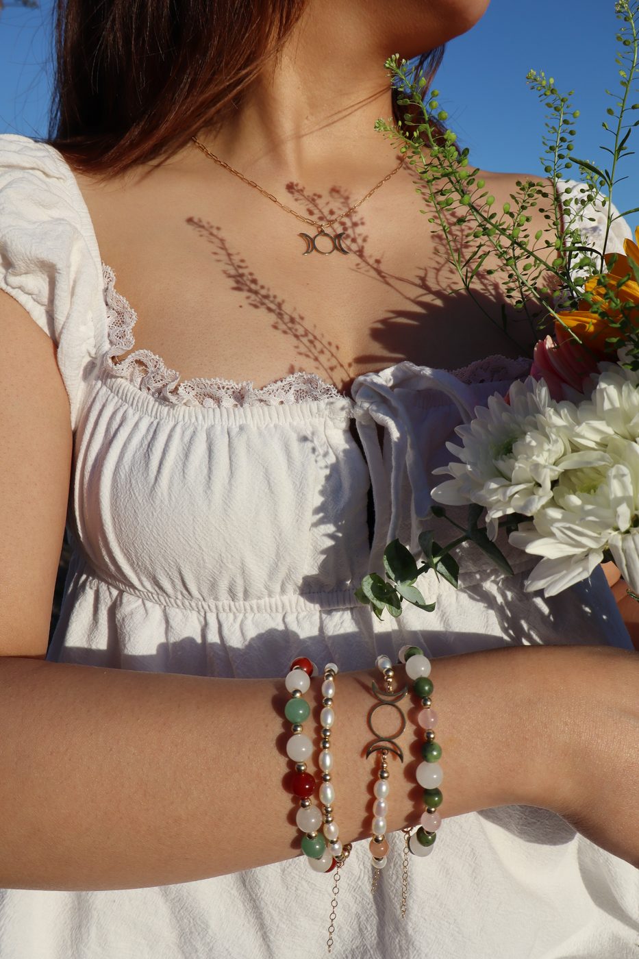 House of Haliya handmade gold-filled bracelet collection